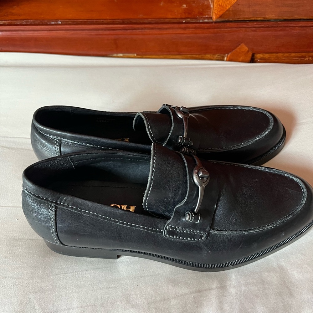Coach Men's Black Loafers - Picture 5 of 6